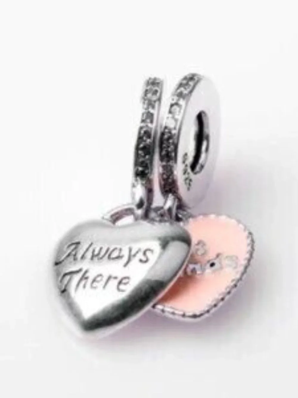 Pandora Mother & Daughter Hearts Dangle Charm